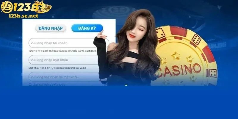 Quy trình đăng nhập 123B đơn giản